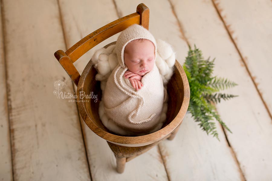 newborn photography chair