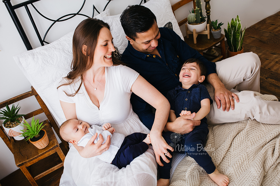 fun family boho lifestyle photography session