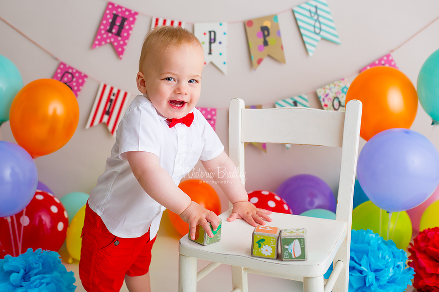 baby boy rainbow cake smash