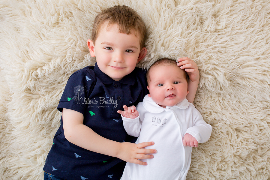 4 year old boy with 4 week old baby brother