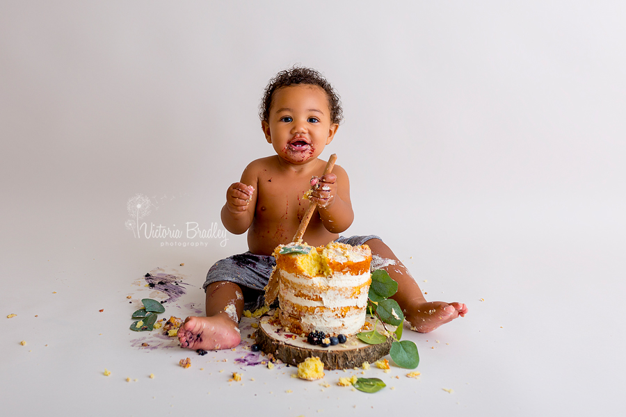 baby boy cake smash photography