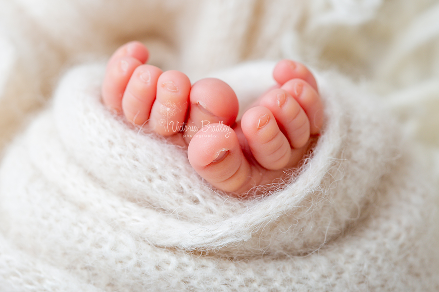 newborn photography baby piggy toes