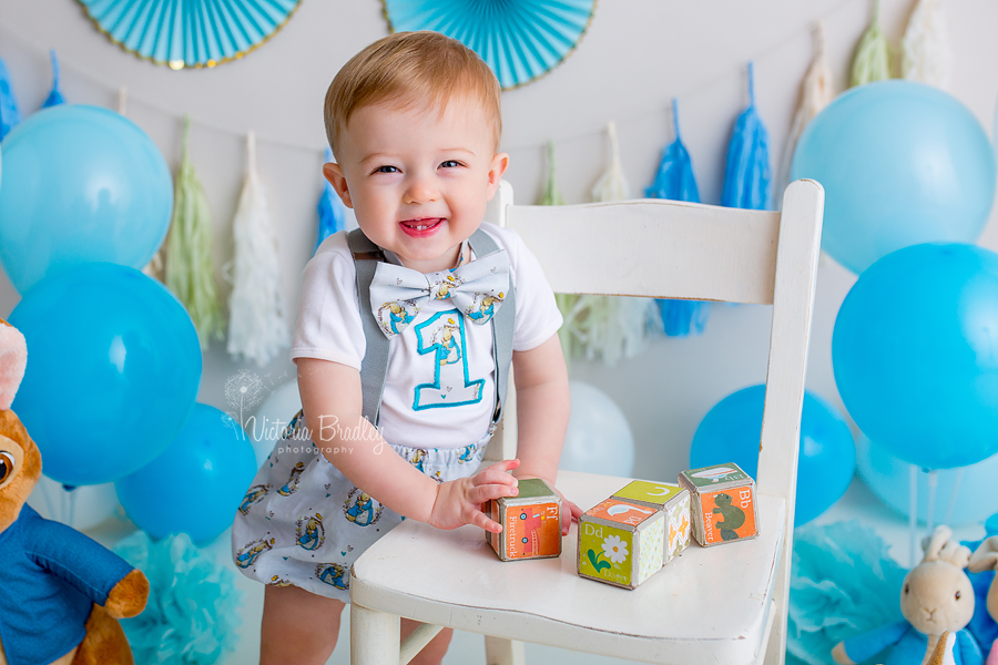 Baby L is 1! Cake Smash Fun - Victoria Bradley Photography