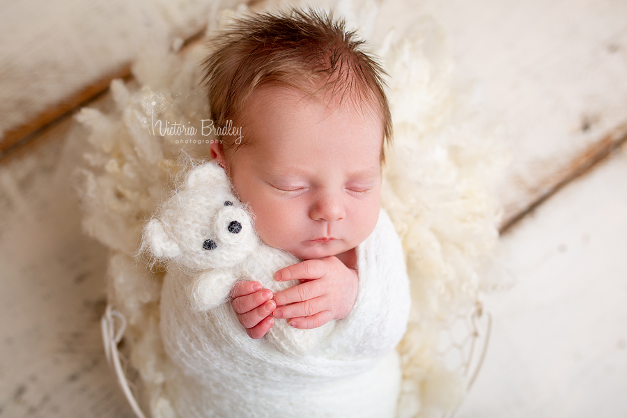 baby with little bear