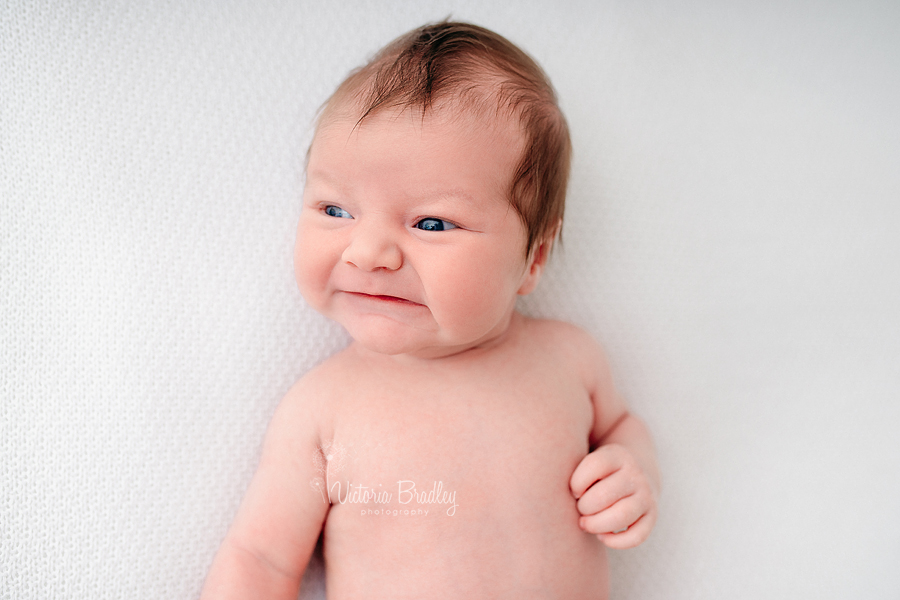 smiley newborn