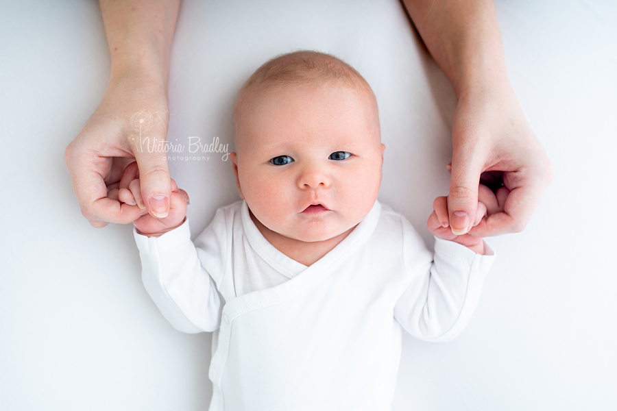 awake newborn photography