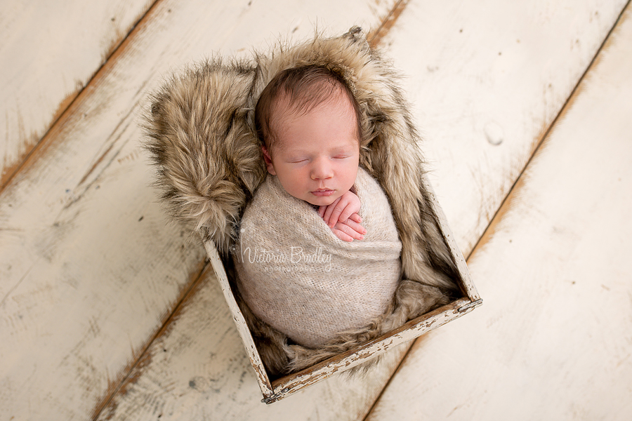 wrapped newborn 