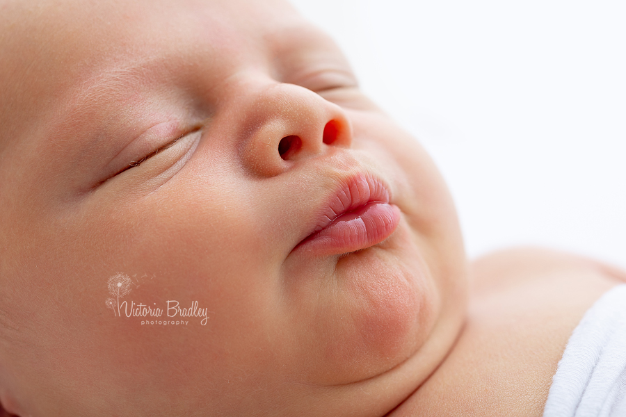 pouty newborn macro