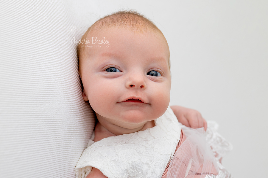 awake 8 week old newborn photography