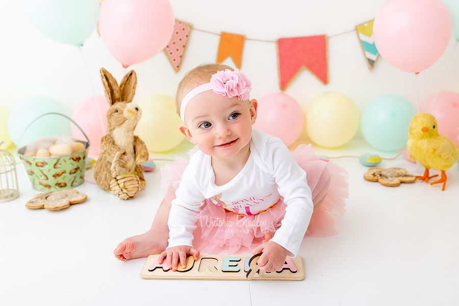 Pastel Easter cake smash