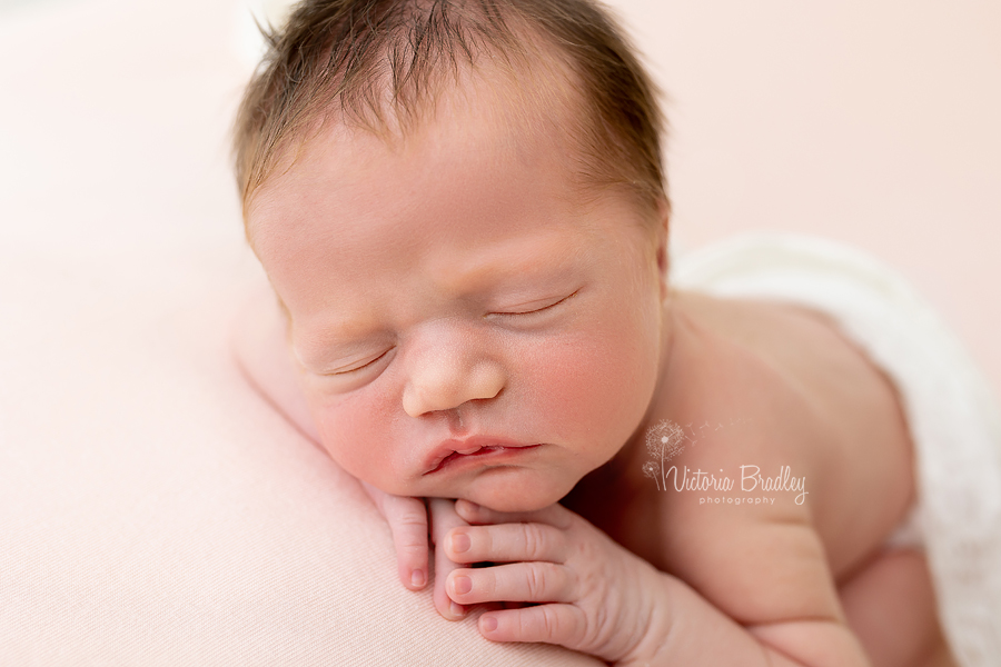 close up of newborn