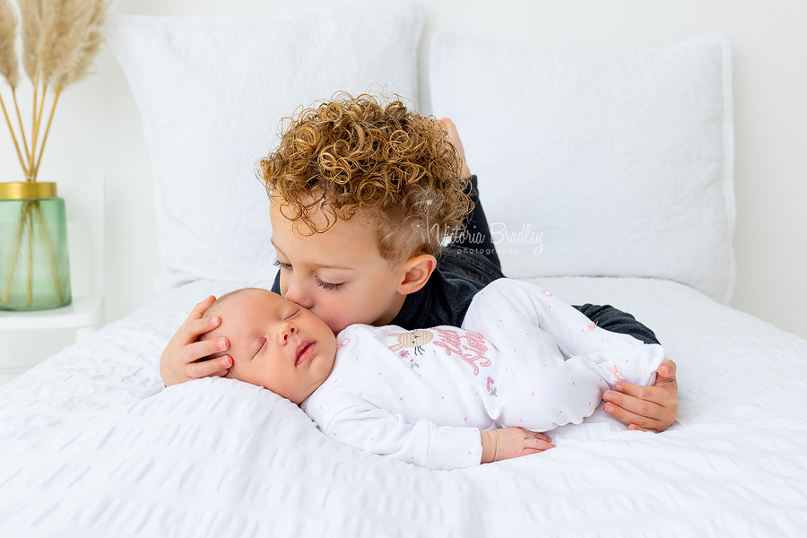 wrapped newborn session 