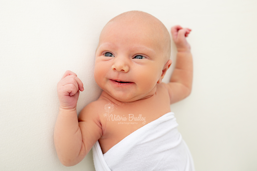 awake Newborn Photography Baby