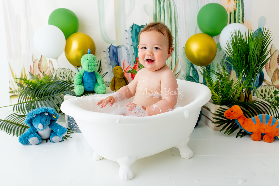 cake smash baby bath tub