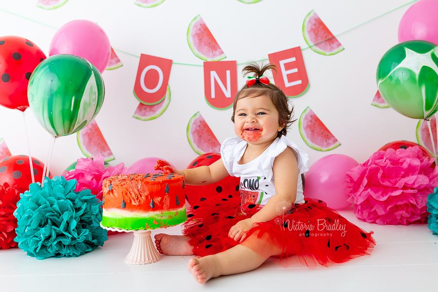 watermelon cake smash