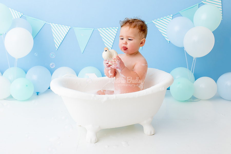 Baby M’s Blue Cake Smash