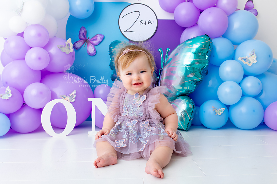 Baby Z’s Blue & Lilac Cake Smash