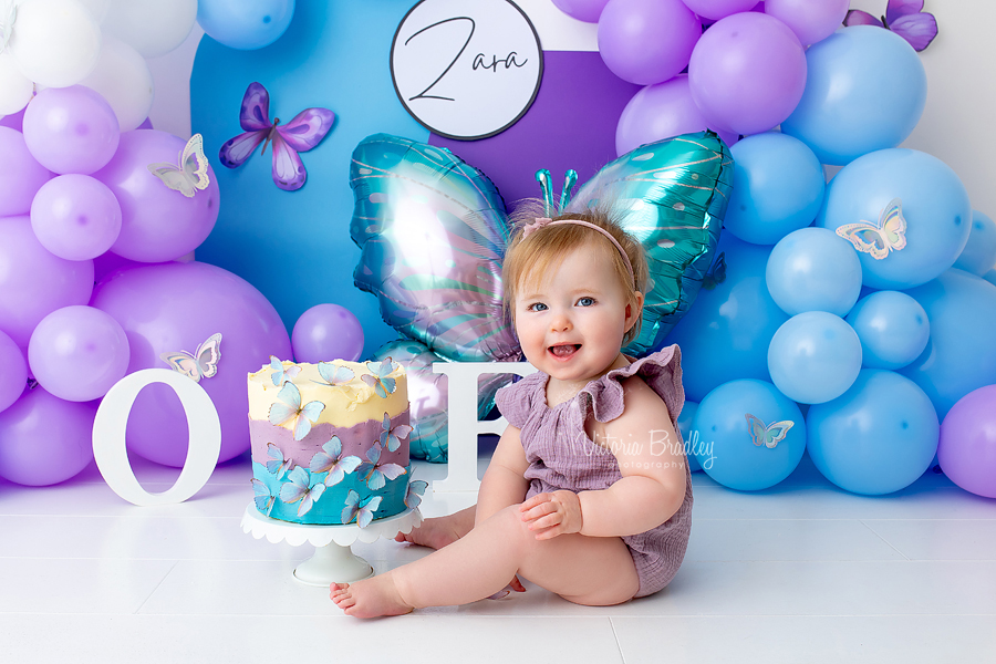 Baby Z’s Blue & Lilac Cake Smash